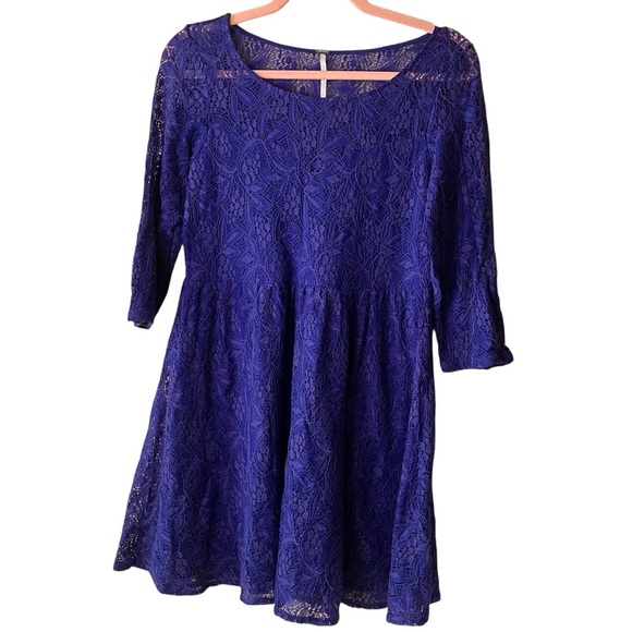 Free People Lace Skater Dress - Picture 2 of 9
